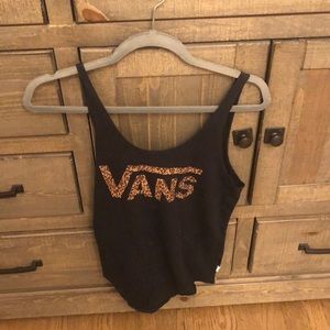 Vans off the Wall Cheetah logo tank